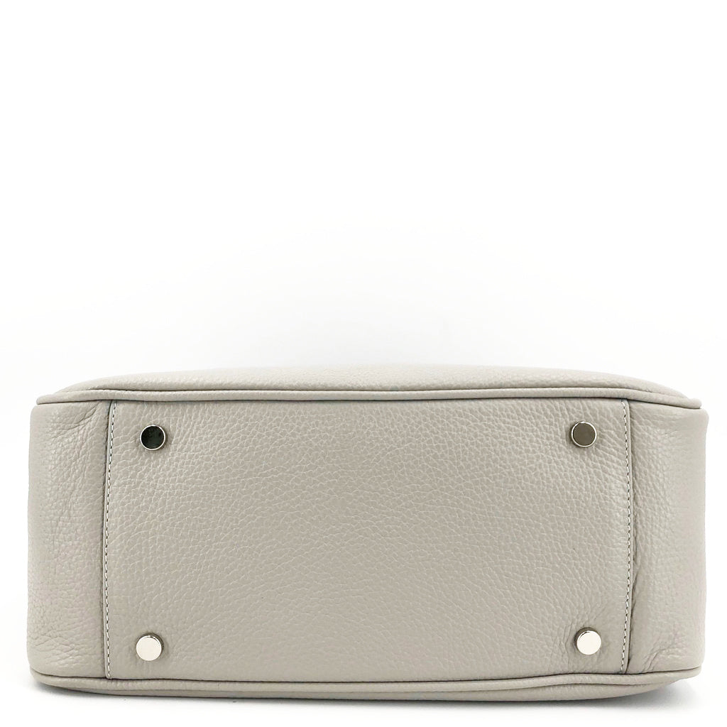 Maxima Handtasche klein, hellgrau perla