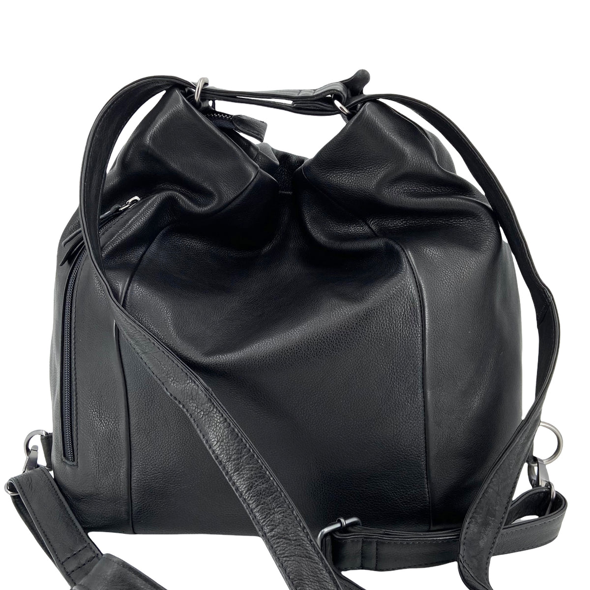 Burkely JUST Jolie 2-in-1-Tasche Rucksack Hobo Tasche schwarz