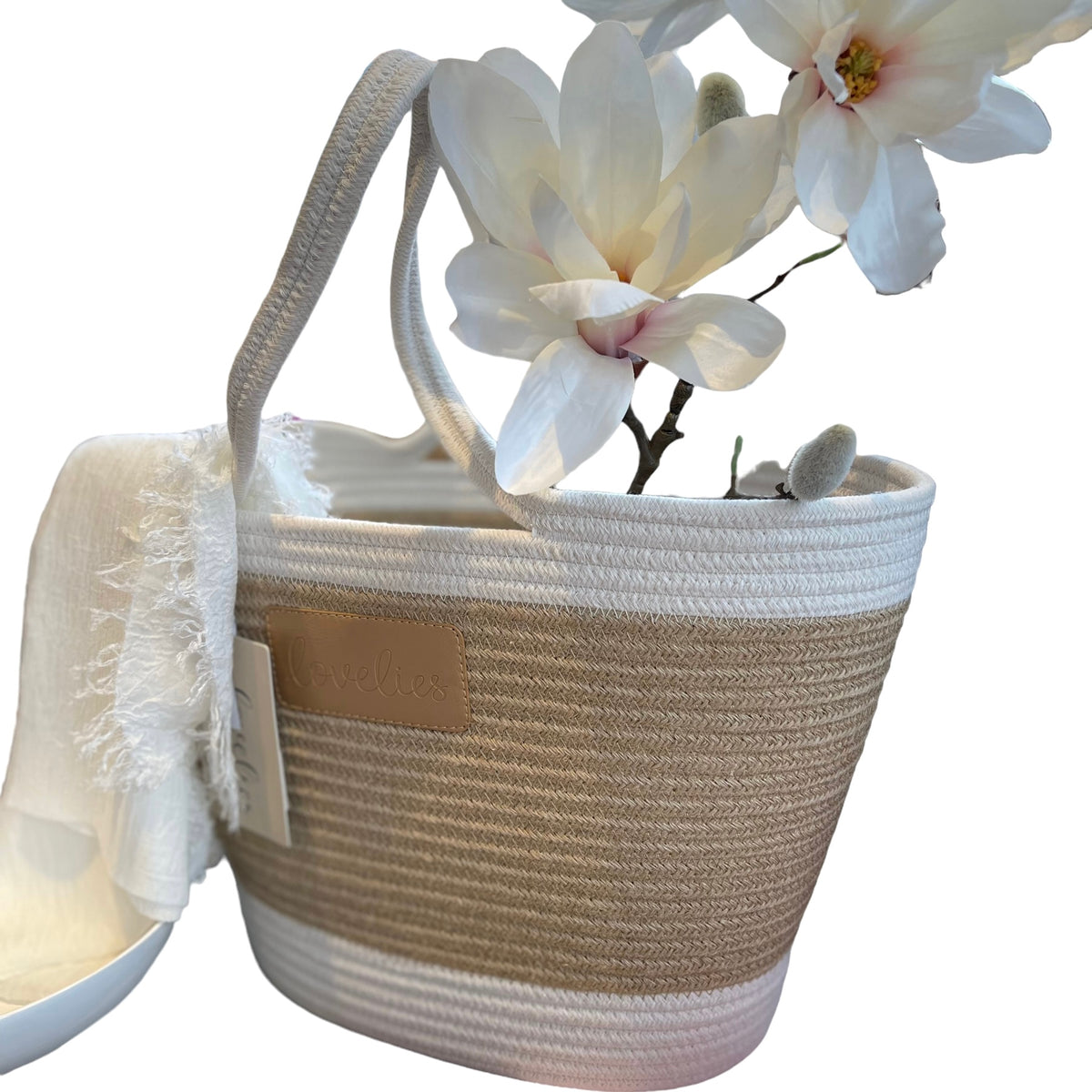 LOVELIES Sommertasche Shopper weiß (ohne Deko)