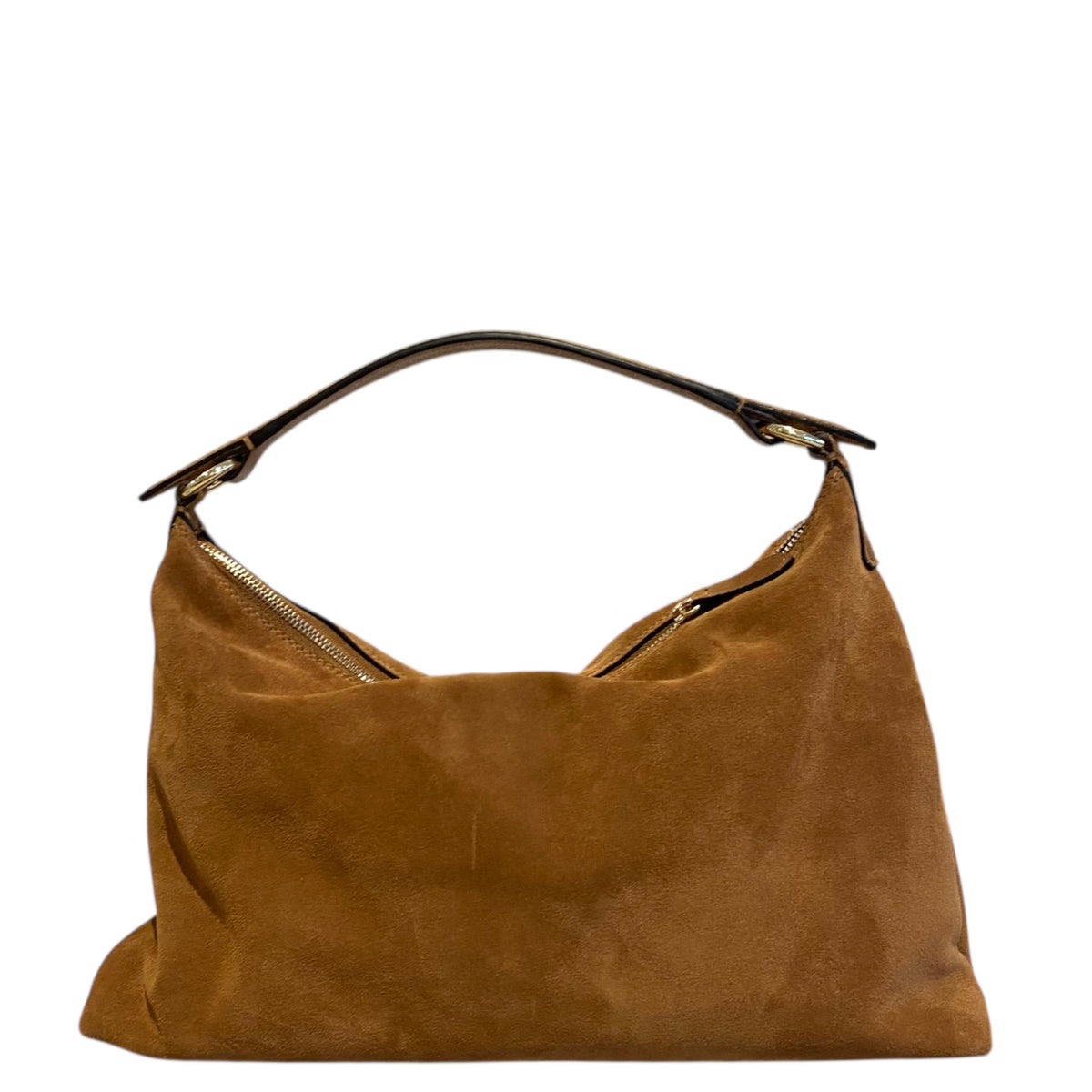 abro ALL IN ONE Hobo bag small, cuoio