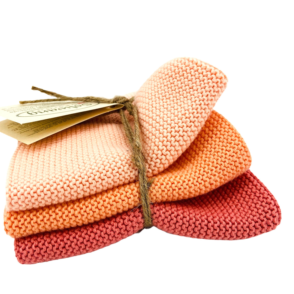 Solwang Design Wischtücher - apricot/pfirsich/koralle