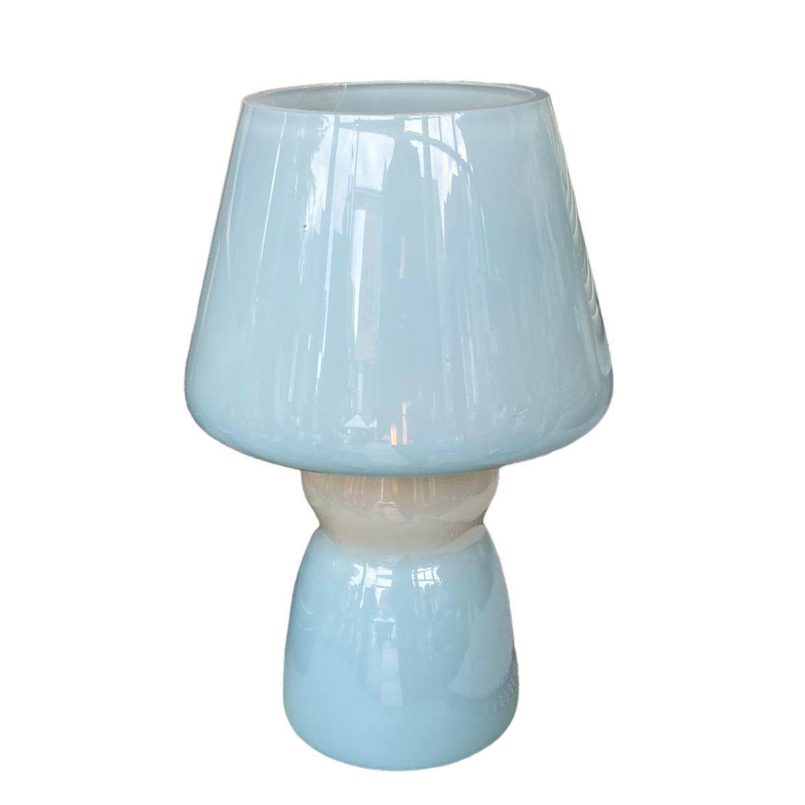 Present Time Classic Tischleuchte Batteriebetrieb soft blue