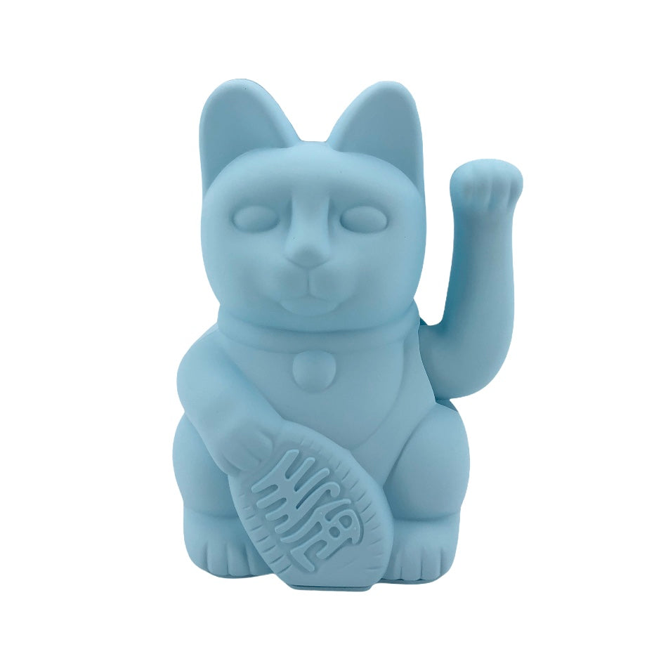 Donkey Products Winkekatze LUCKY CAT hellblau blue