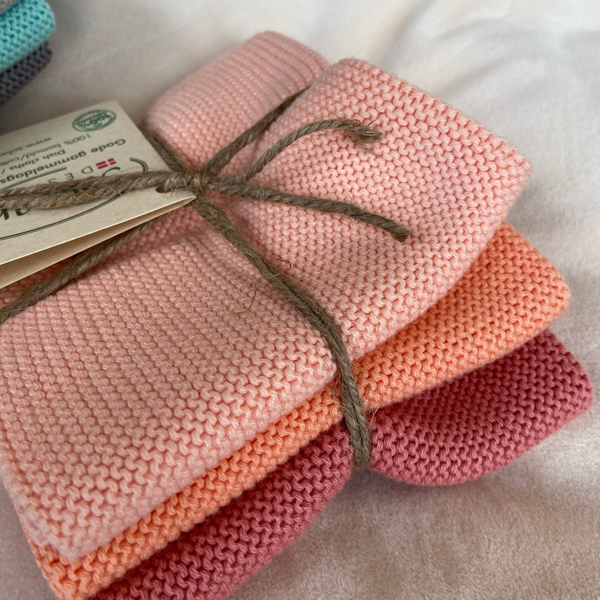 Solwang Design Wischtücher - apricot/pfirsich/koralle