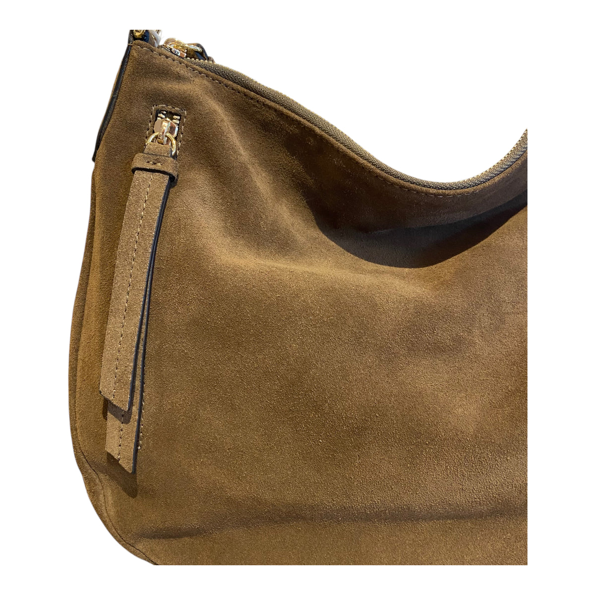 abro JUNA Hobo small velour, khaki