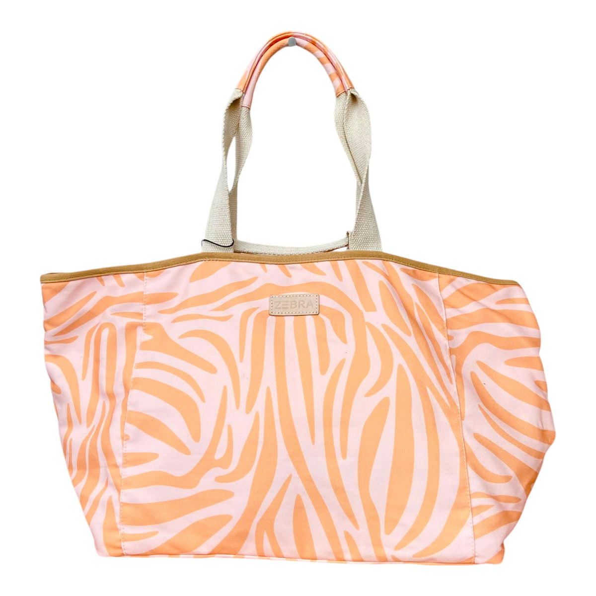 Strandtasche Sporttasche Zebra rosa orange