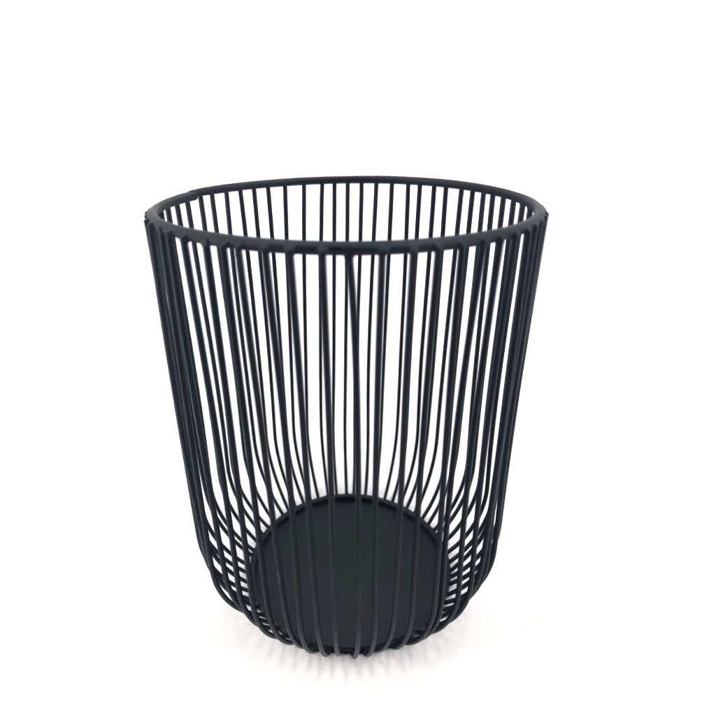 Posiwio Windlicht aus Metall, schwarz