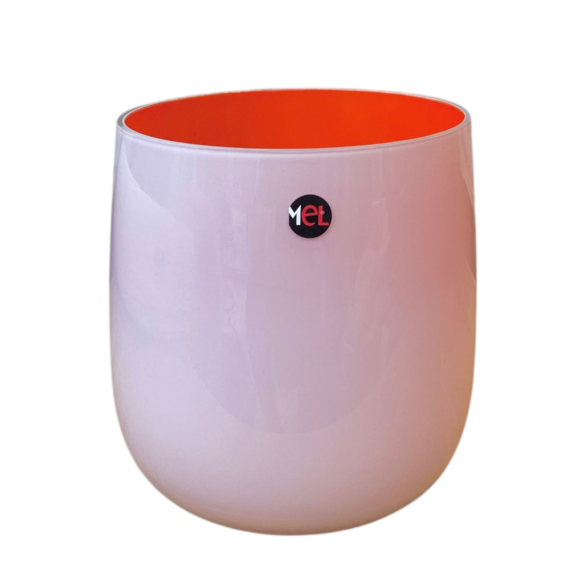 MEL Vase "Happy Spring" mittel hellrot