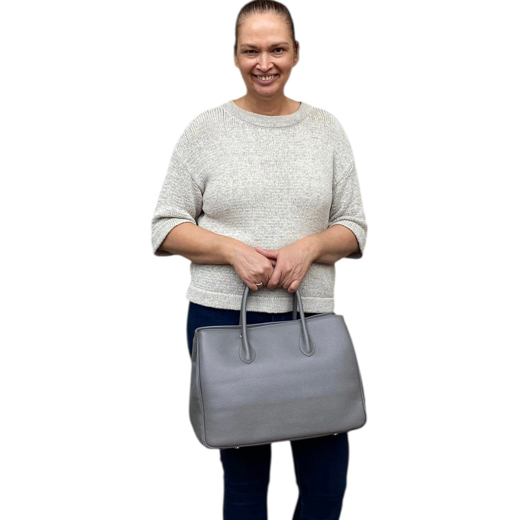 Maxima Handtasche groß tortora, taupe