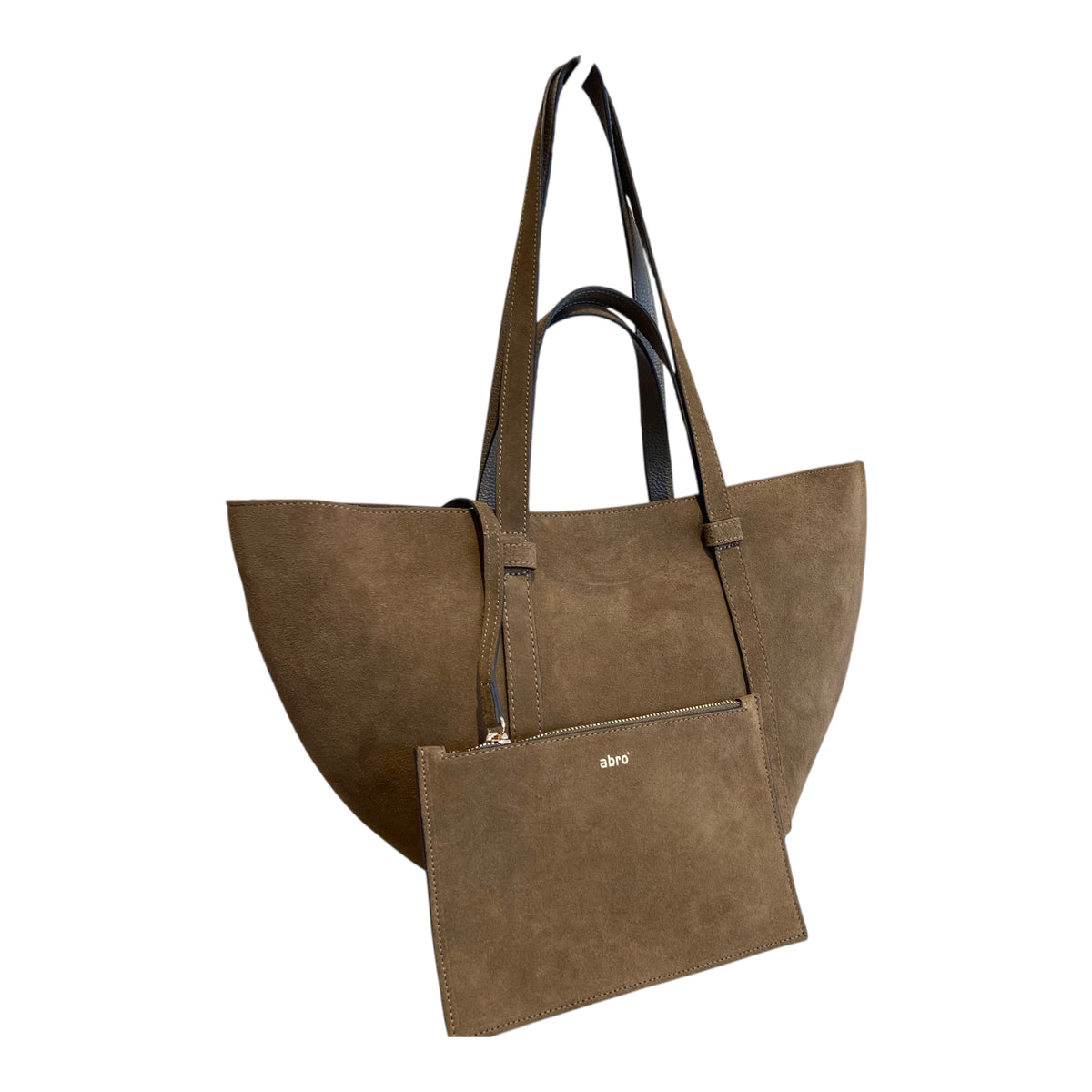 abro COSMO Shopper medium velour khaki