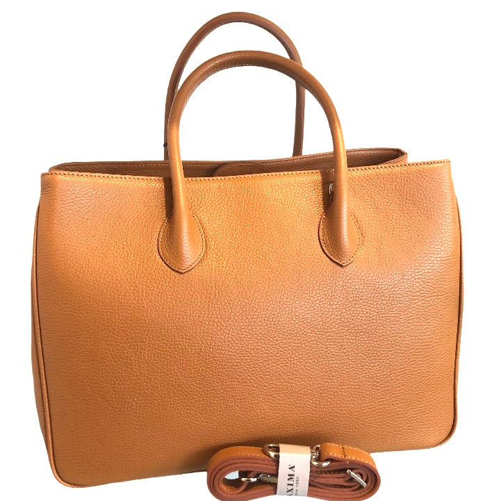 Maxima Handtasche groß biscotto cognac