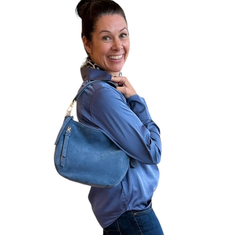 abro JUNA Hobo x-small, velour jeans