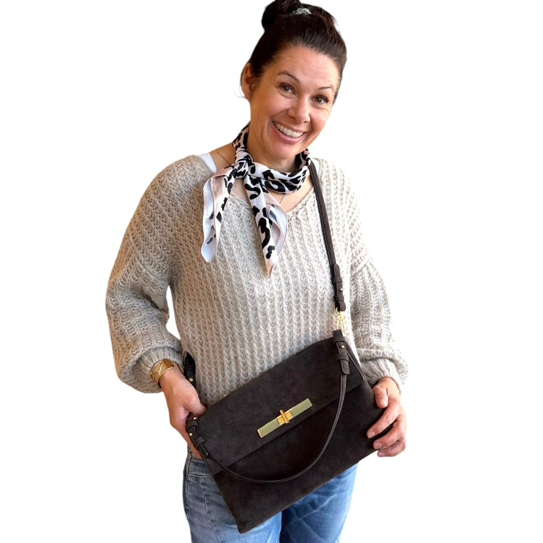 abro TWIST Shoulderbag, dark brown