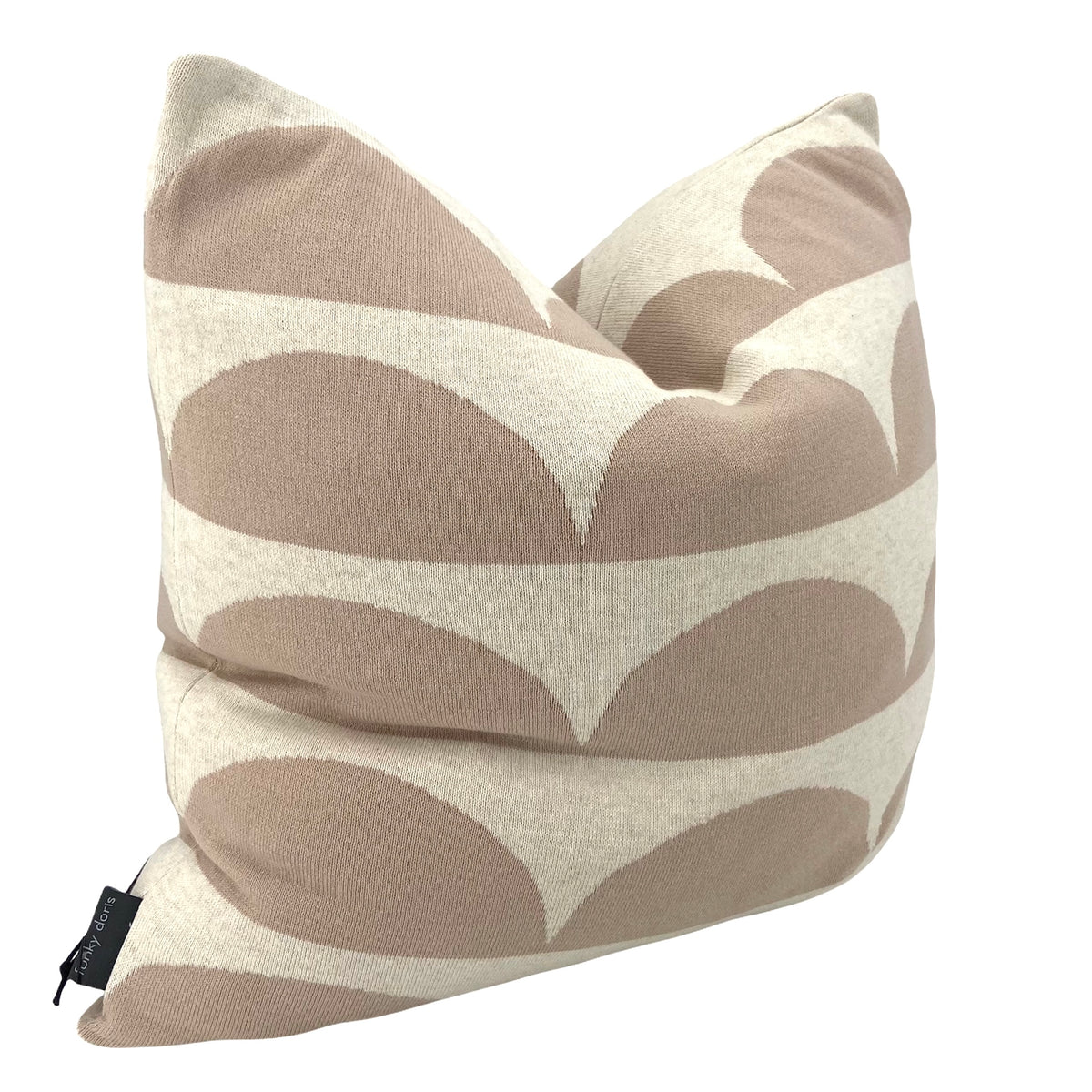 Funky Doris Kissenhülle KAMELIA beige Halbmonde