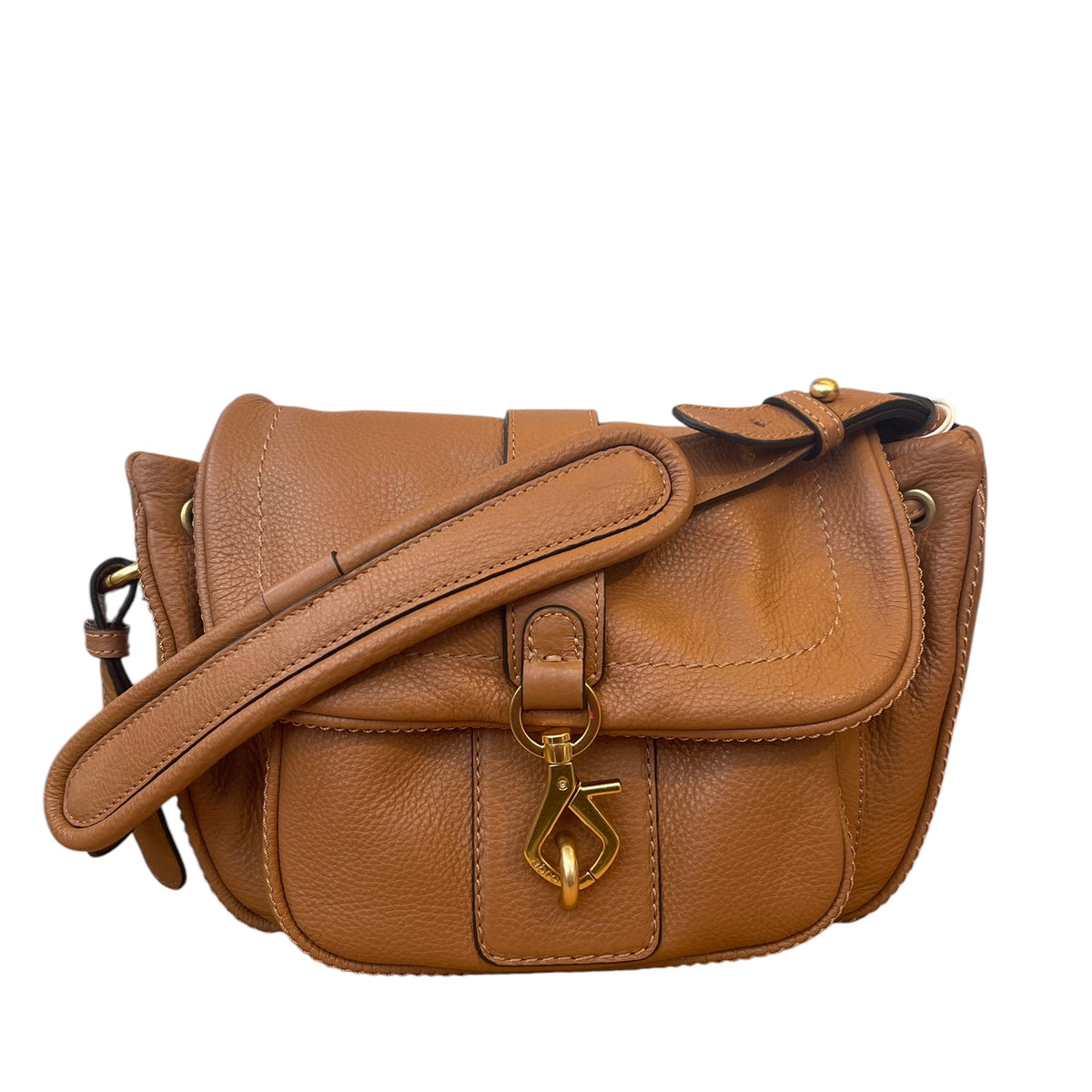 abro STAR SADDLE Shoulder bag, cuoio, cognac