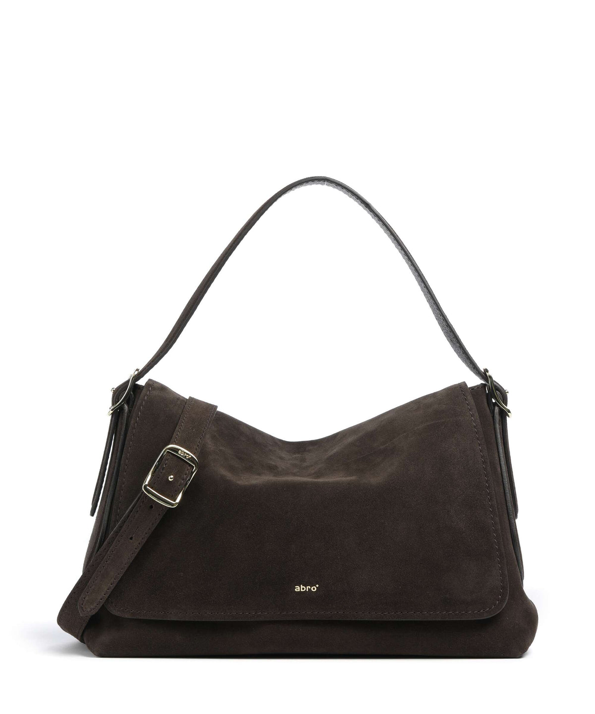 abro CARINA Schultertasche dunkelbraun