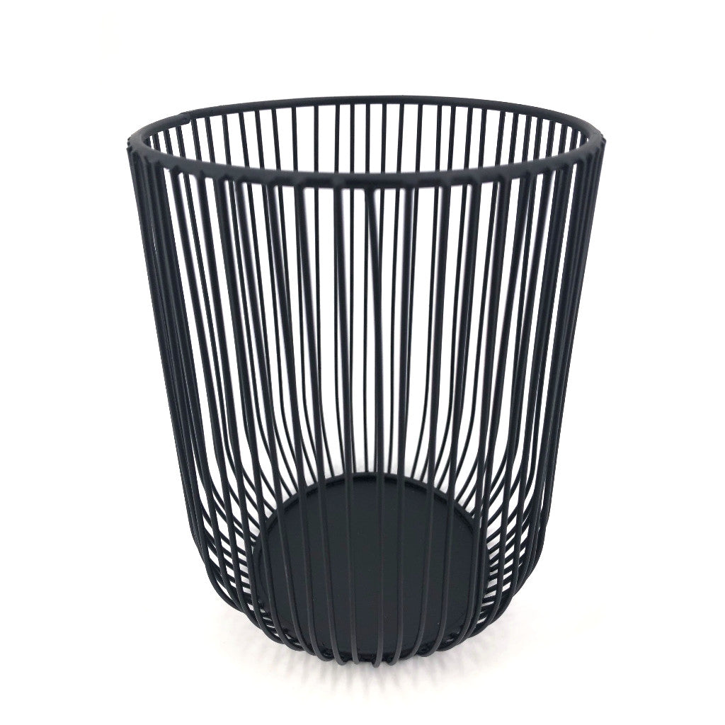 Posiwio Windlicht aus Metall, schwarz