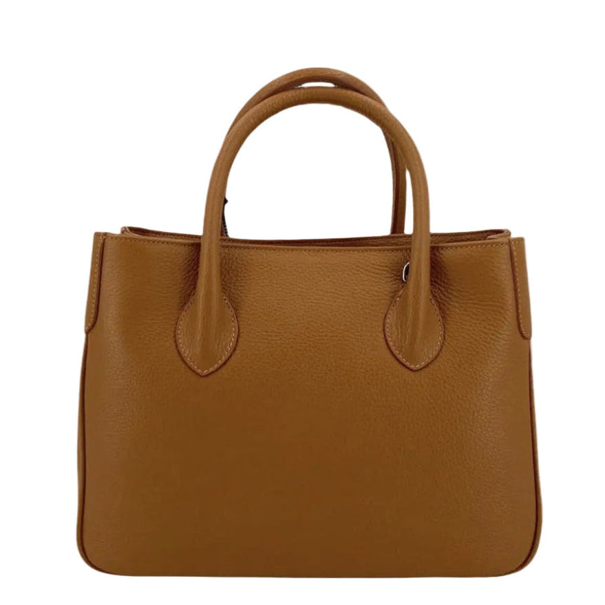 Maxima Handtasche klein, cognacbraun