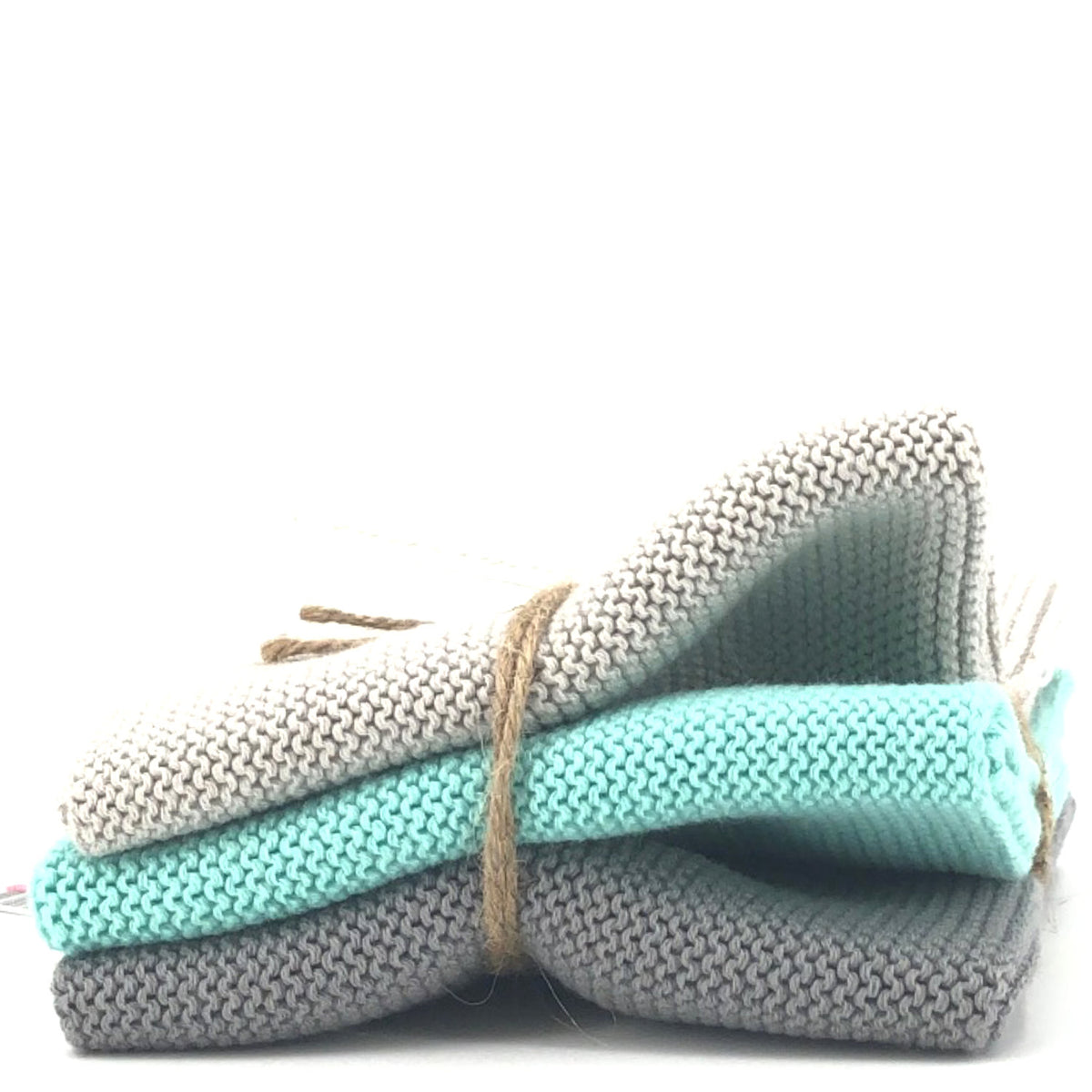 Solwang Design Wischtücher, Grau/Aqua