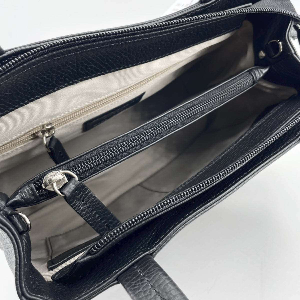 Maxima Schultertasche klein, nero schwarz
