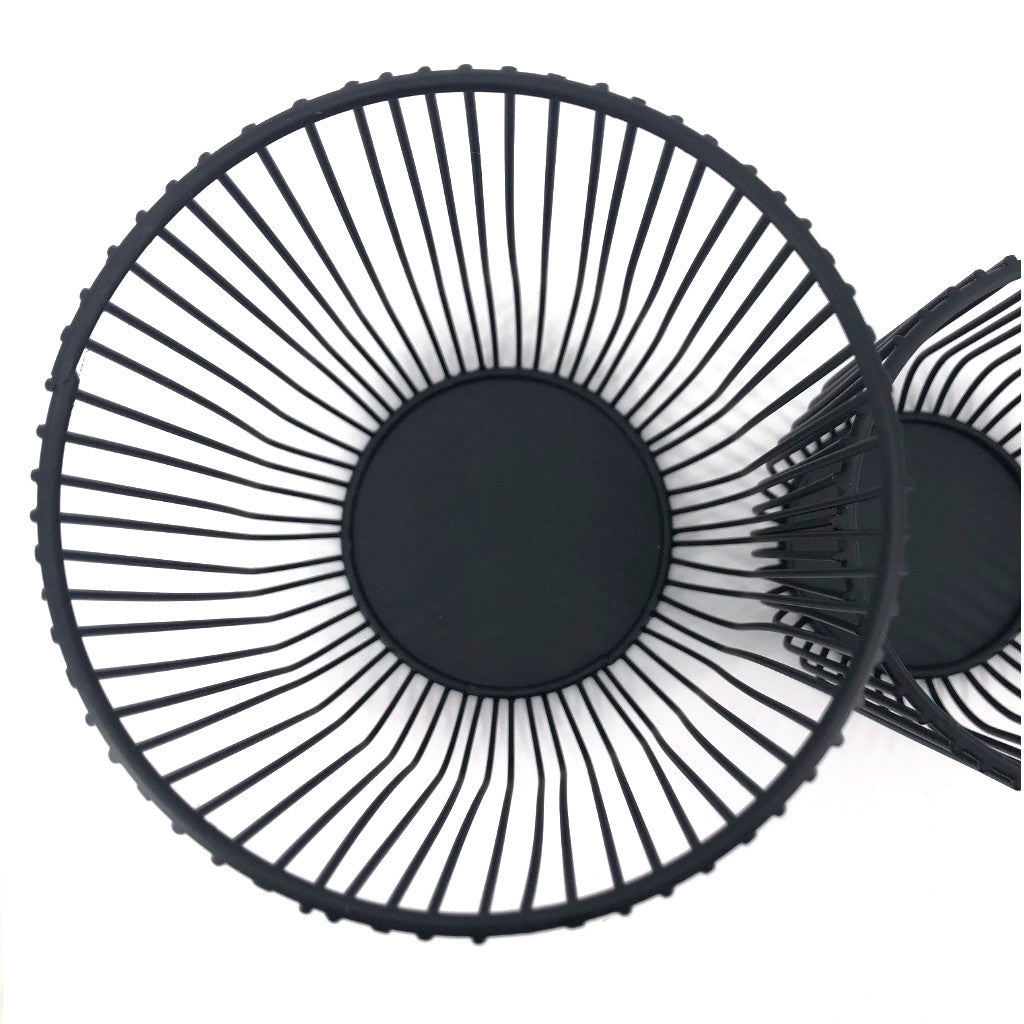 Posiwio Windlicht aus Metall, schwarz