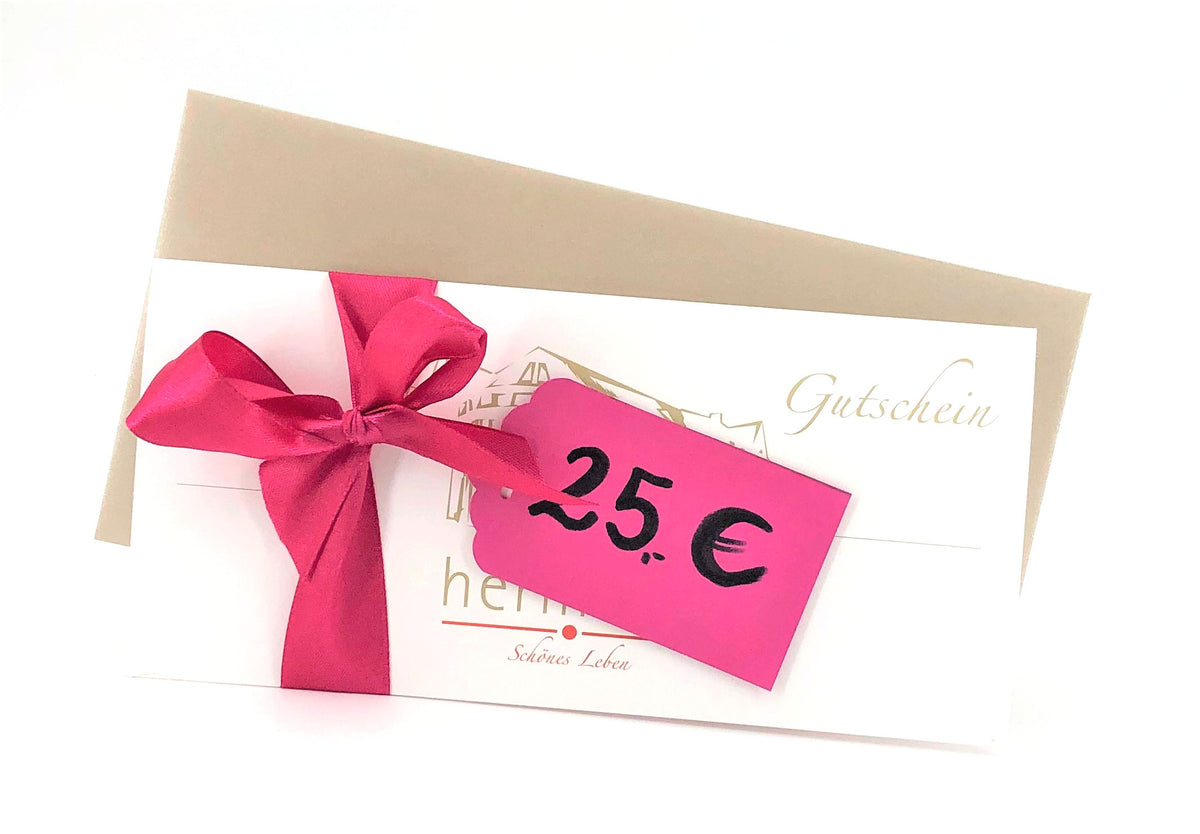 25 Euro Gutschein