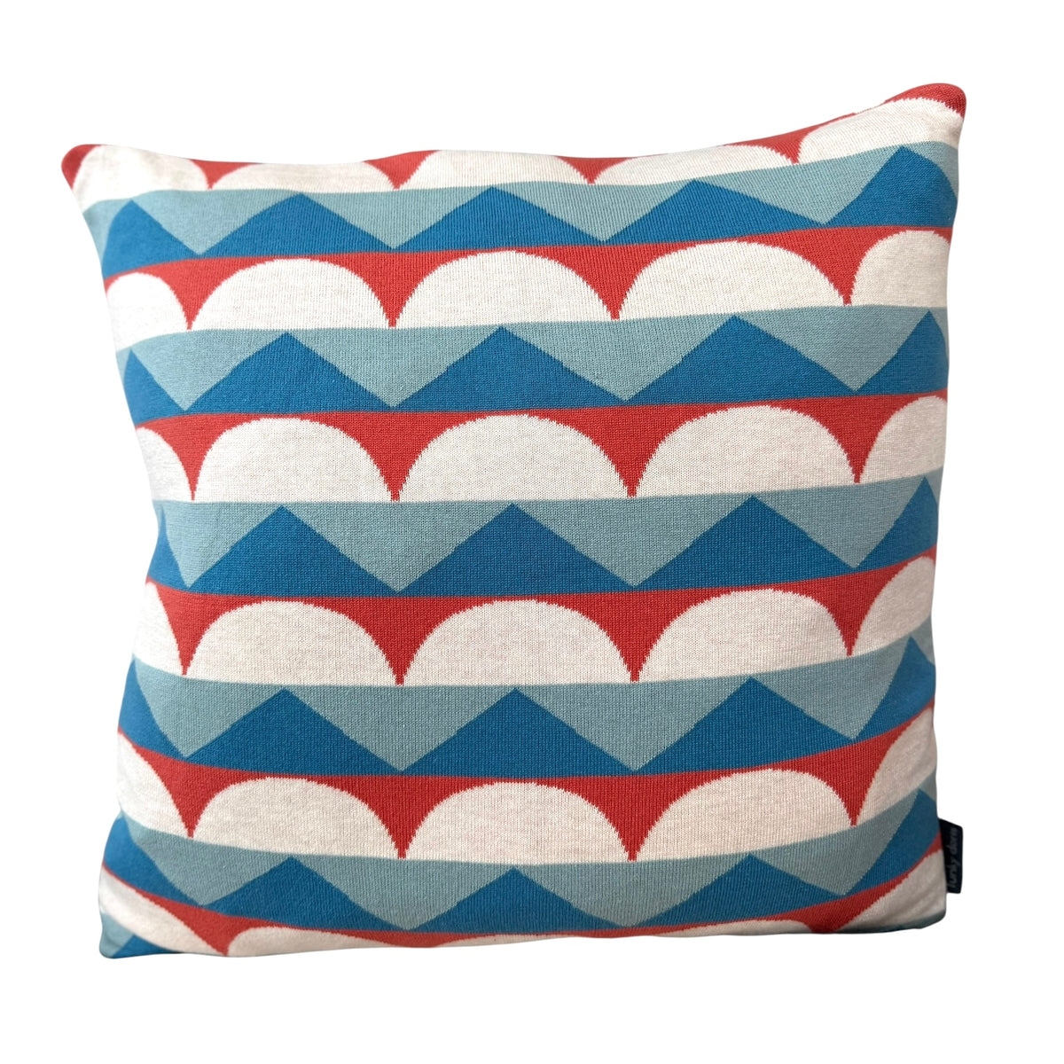Funky Doris Kissenhülle TOBY BLUE blau hellrot