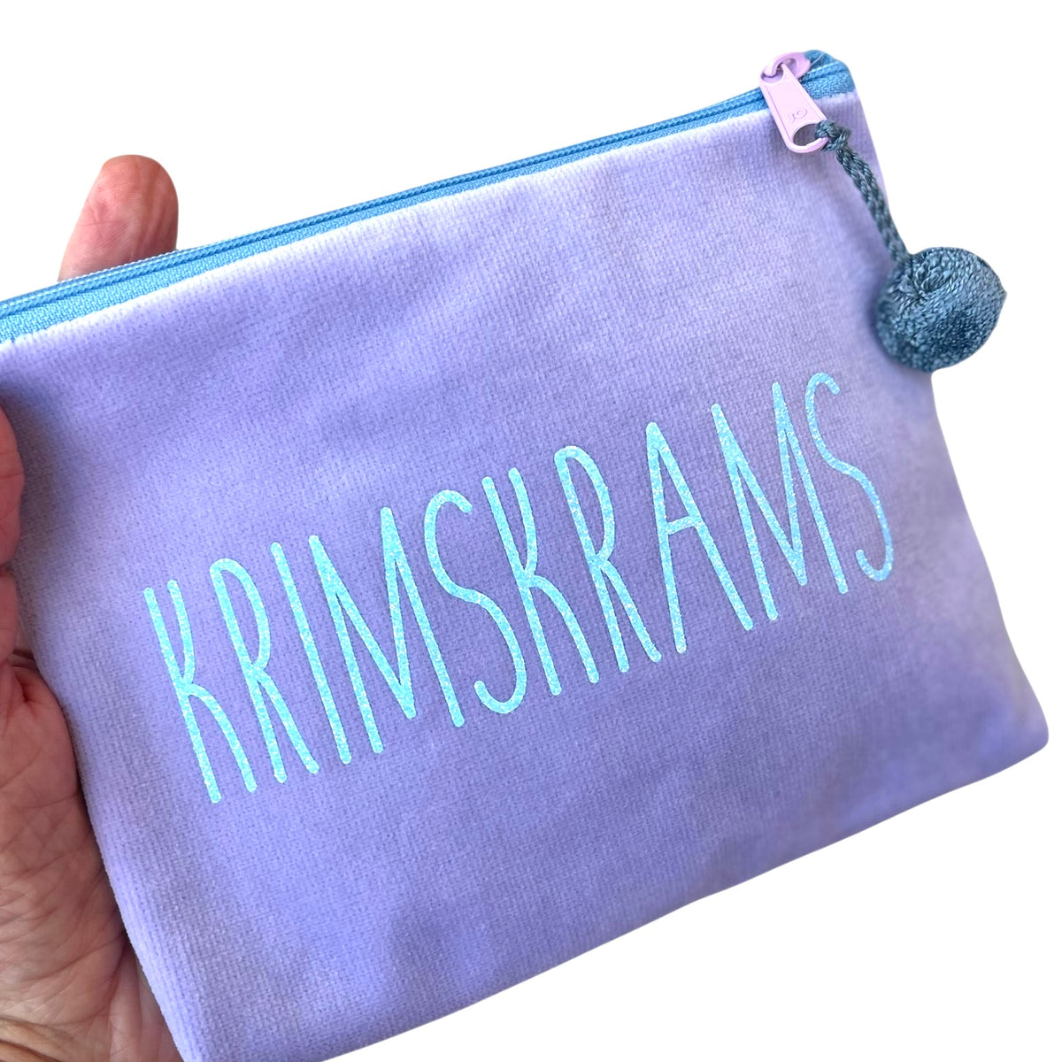 Frau Heidelberg Kosmetiktasche M flieder hellblau KRIMSKRAMS