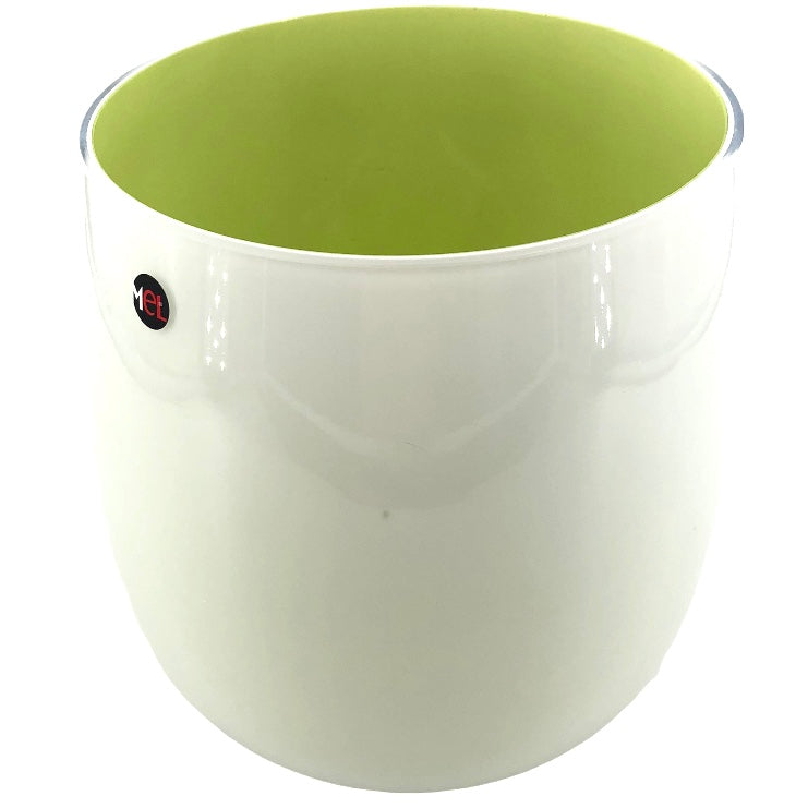 Mel Vase "Happy Spring" groß schilfgrün grün