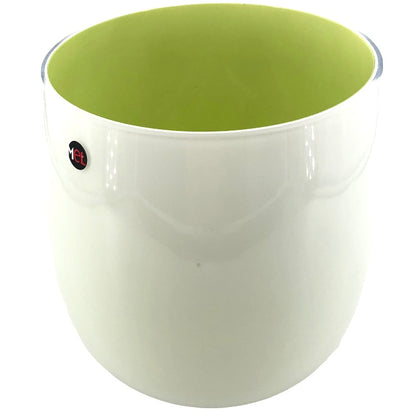 Mel Vase "Happy Spring" groß schilfgrün grün