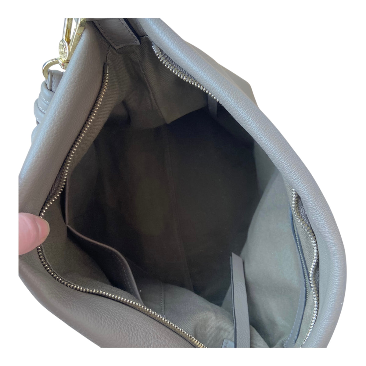 abro SOLEY Hobobag Schultertasche, taupe