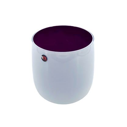Mel Vase "Happy Spring" mittel violett lila aubergine