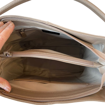 Maxima Schultertasche cappuccino, beige