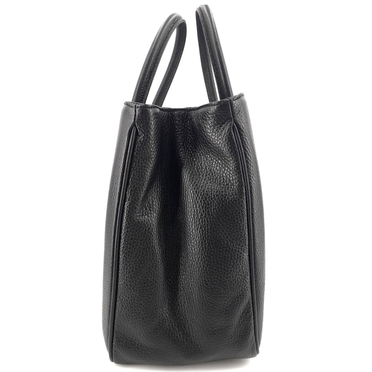 Maxima Tasche groß, schwarz - Von der Seite