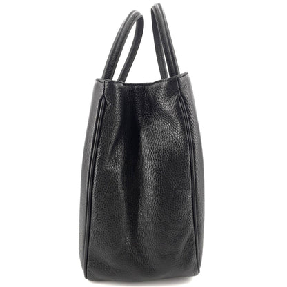 Maxima Tasche groß, schwarz - Von der Seite