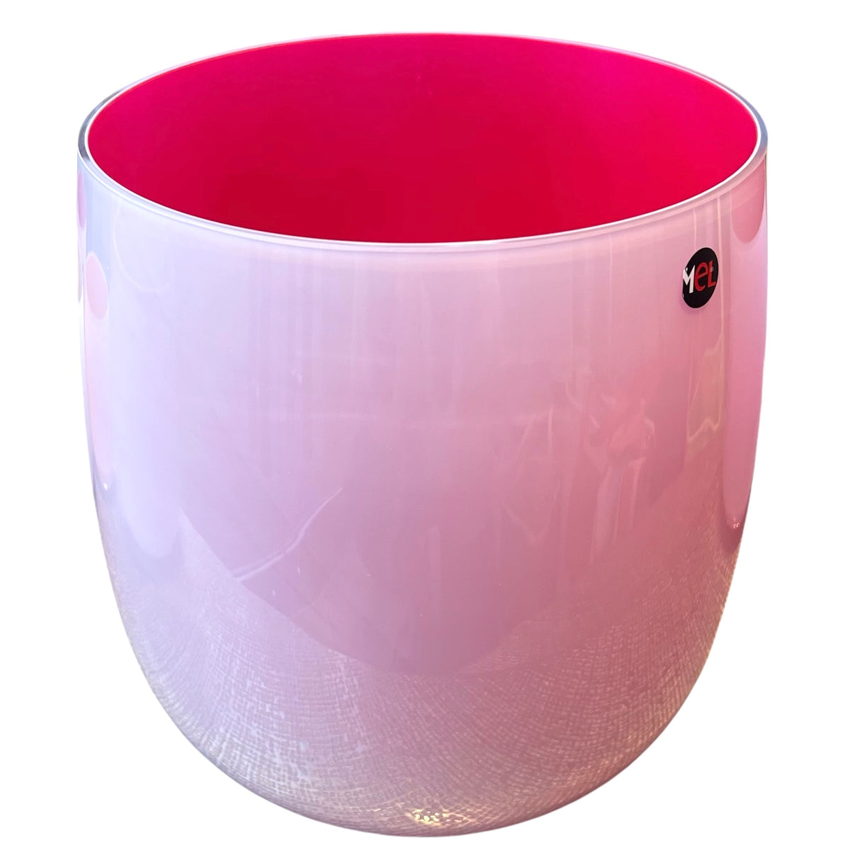 MEL Vase "Happy Spring" groß fuchsia
