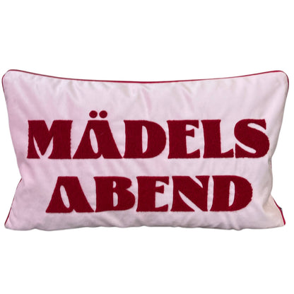 Pad Concept Kissenhülle Letters MÄDELSABEND rosa/pink