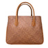 Maxima Handtasche im Flechtmuster klein, biscotto, cognac