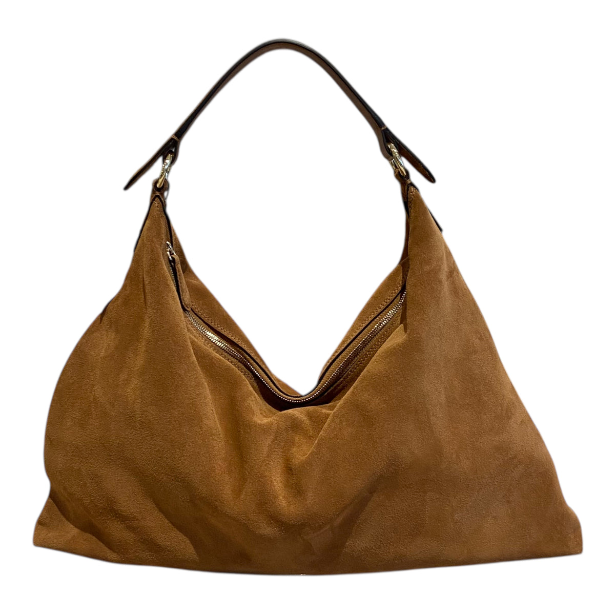 abro ALL IN ONE Hobo Bag big, cuoio