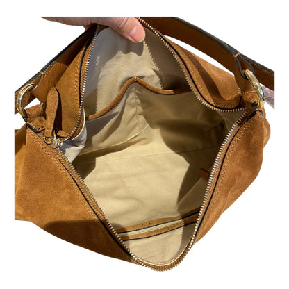 abro ALL IN ONE Hobo bag small, cuoio