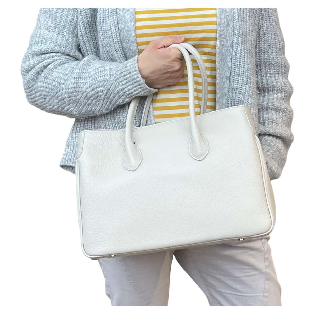 Maxima Handtasche mittel beige