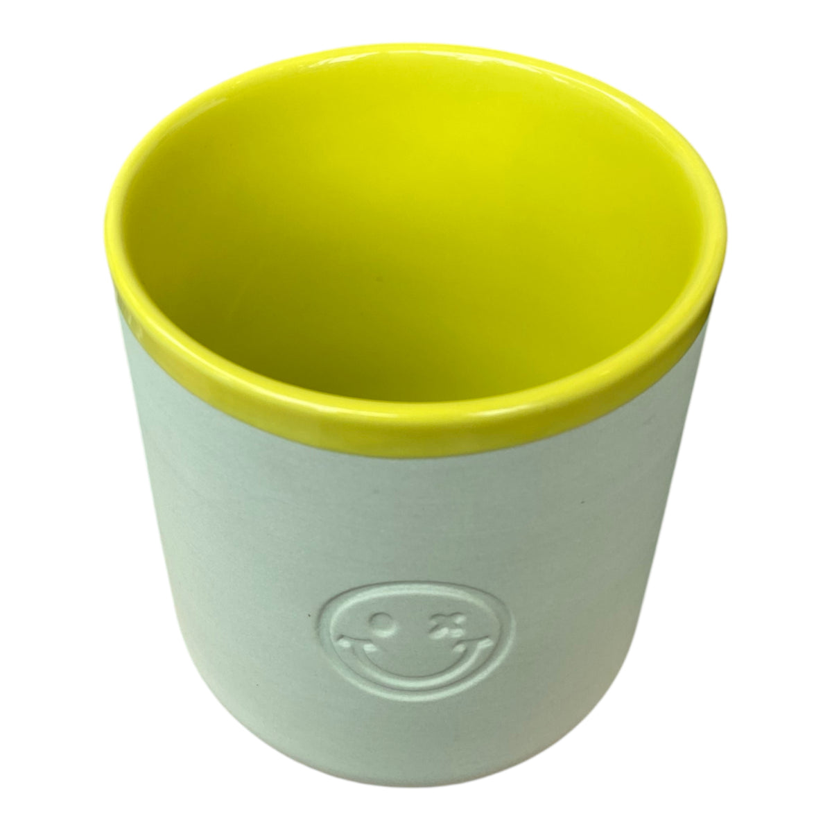 Chic Mic Good Mood Cup Porzellanbecher CHEEKY 380ml, mint grün/gelb