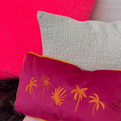 Pad Kissen PETITE "Palm", pink