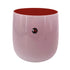 Mel Vase "Happy Spring" mittel, dunkelrot
