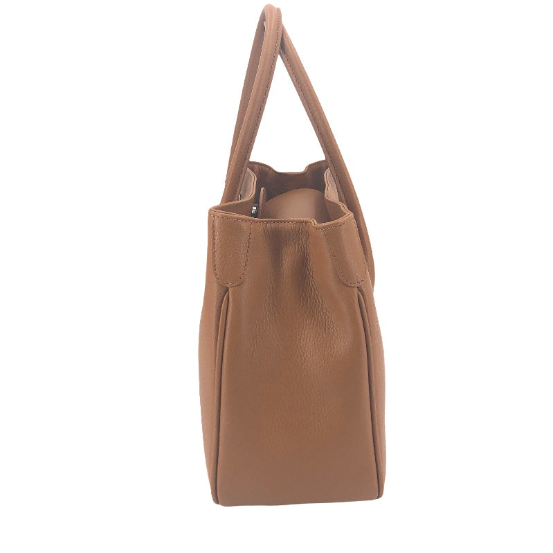 Maxima Handtasche mittel biscotto cognac