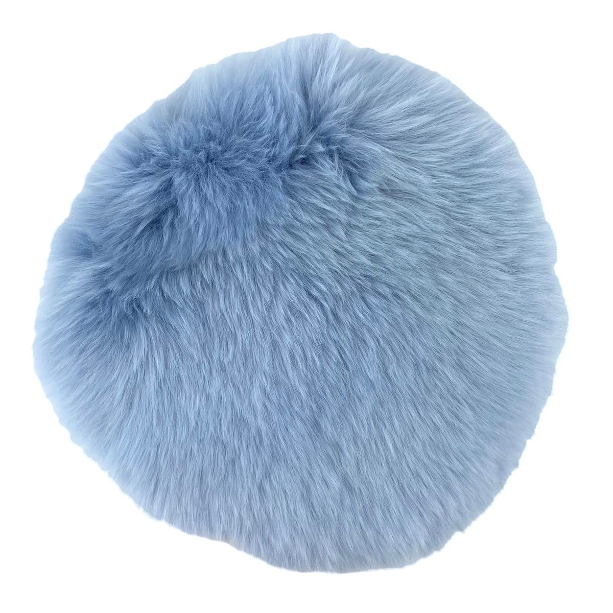 Sitzauflage Lammfell himmelblau blau