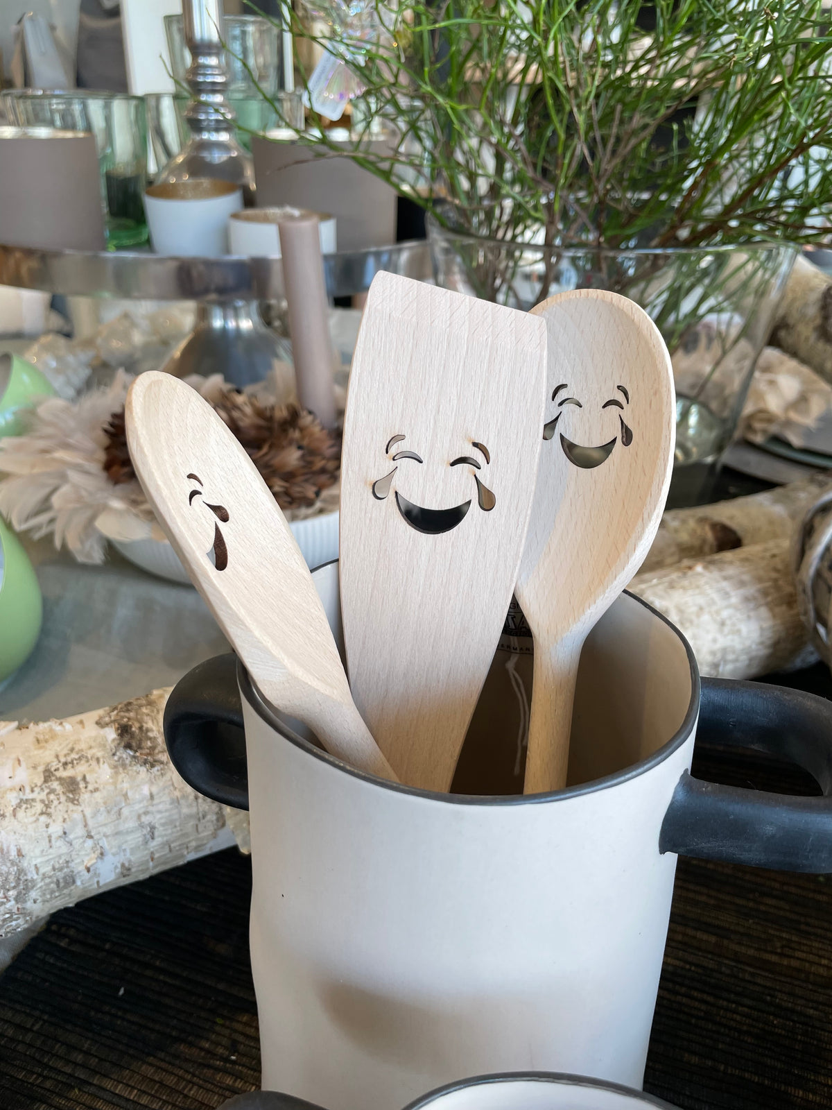 Pfannenwender mit Gesicht