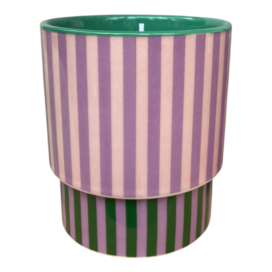 Chic Mic Good  Mood Duftkerze Lavendel &amp; Bergamotte grün/ lila