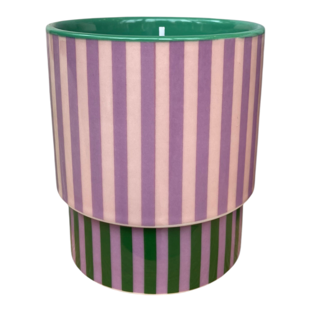 Chic Mic Good  Mood Duftkerze Lavendel &amp; Bergamotte grün/ lila