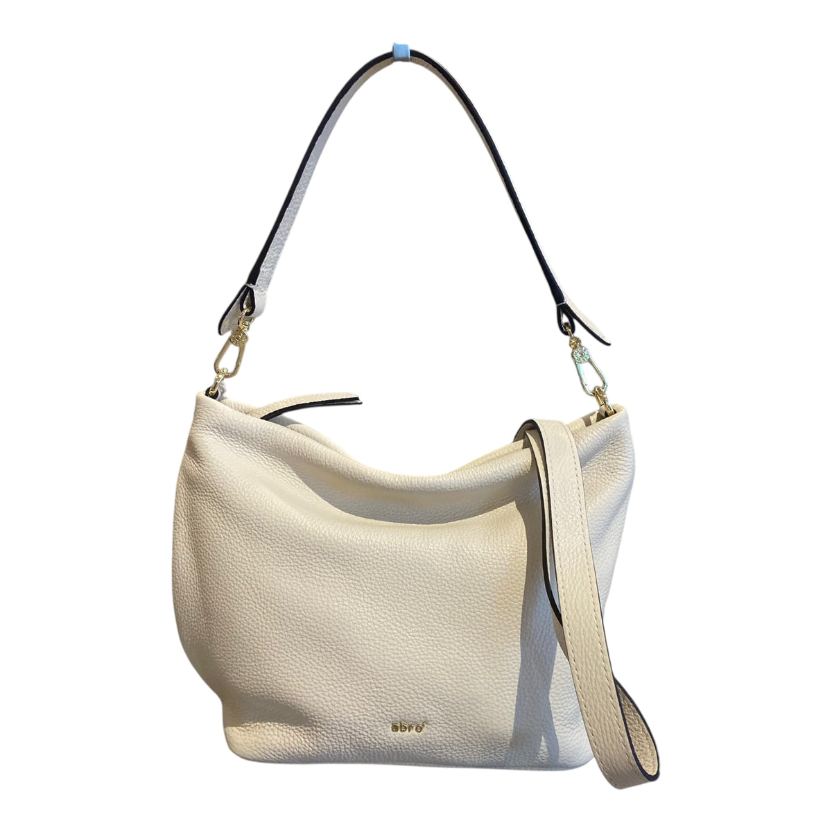abro EBONY small Umhängetasche beige